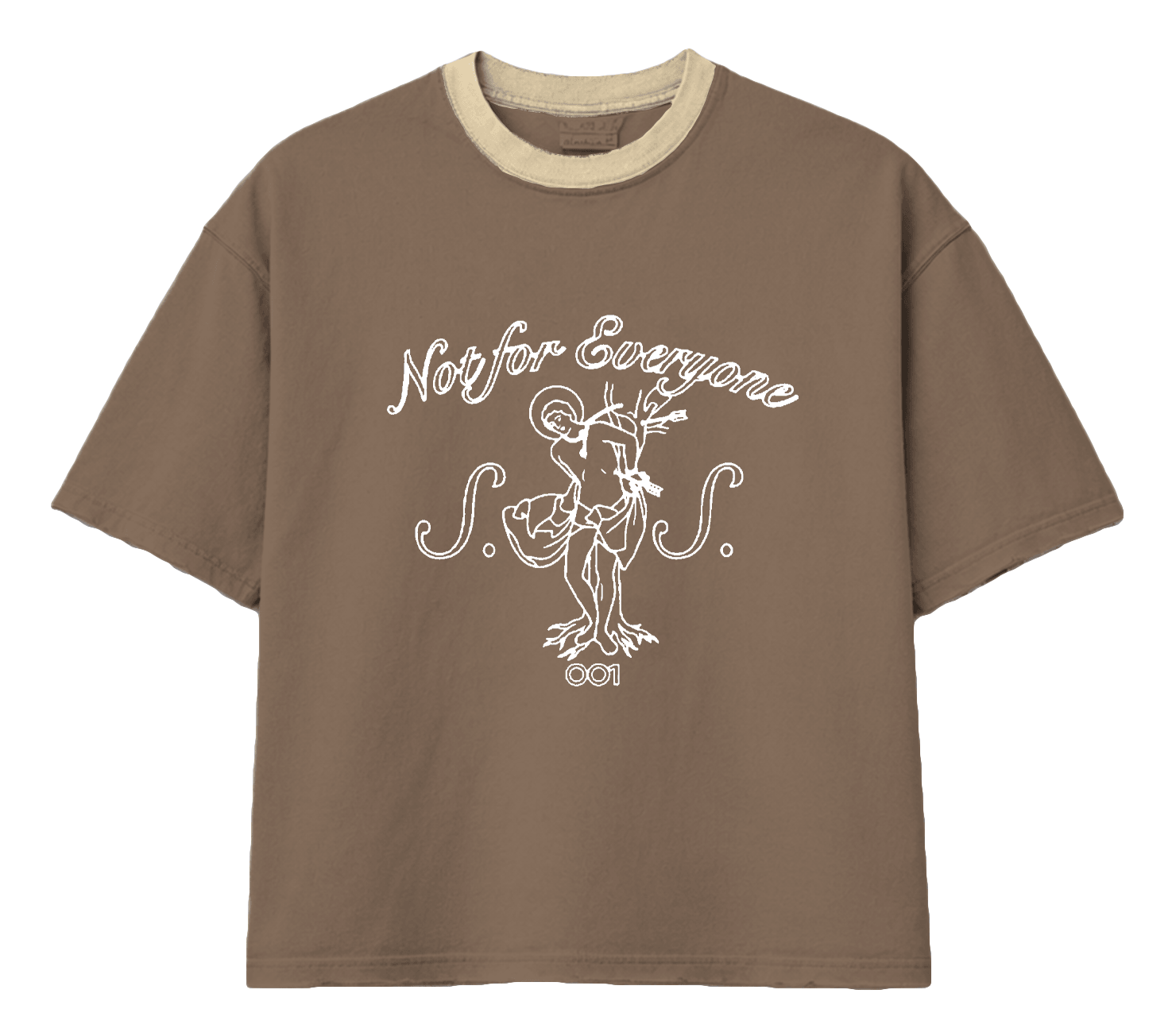 Saint Logo Tee - Chocolate Brown